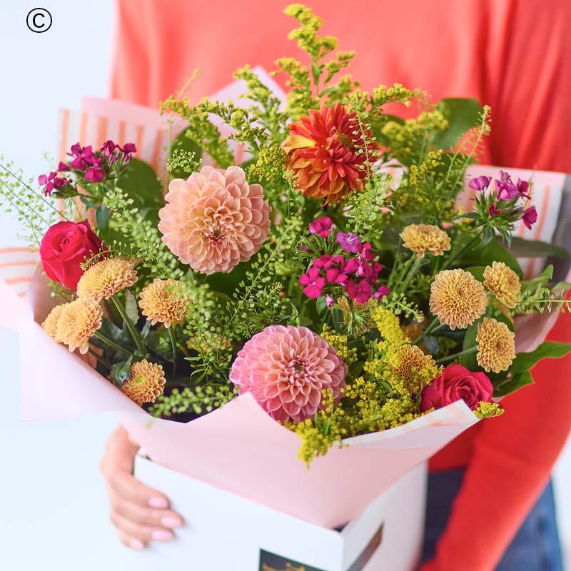 Dahlia Hand-Tied Arrangement
