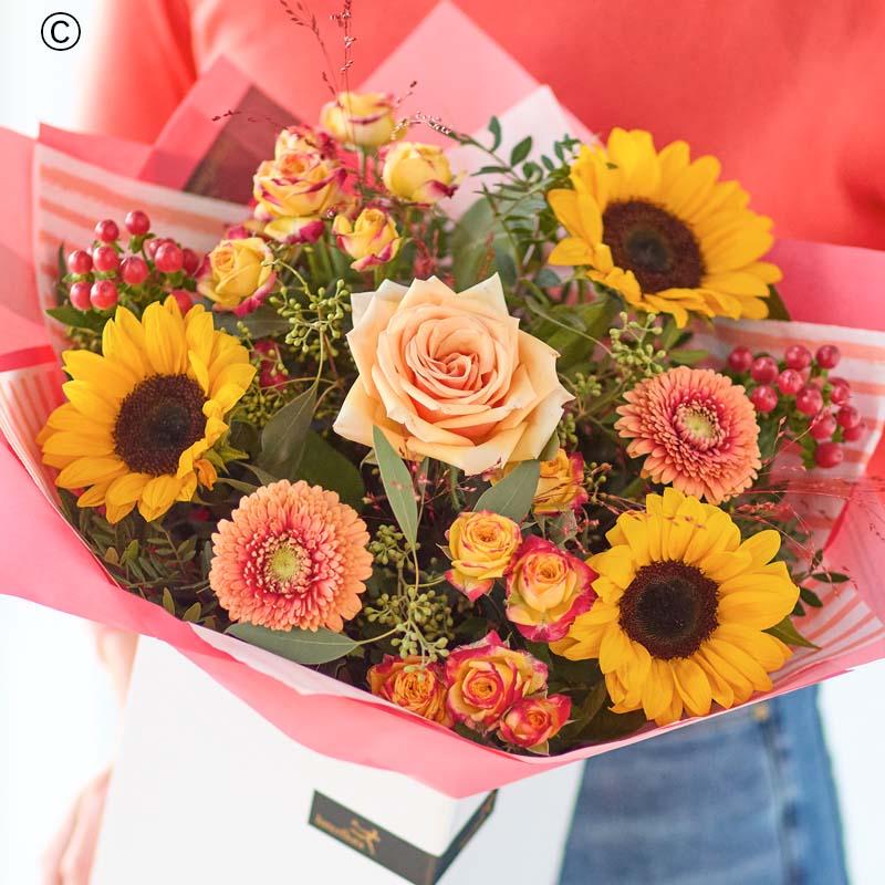 Sunflower Autumn Classic Hand-Tied